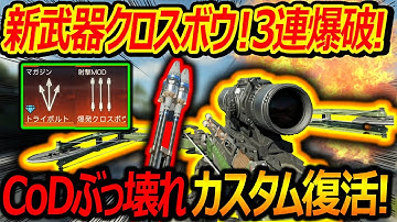 【CoD:BO7】新武器クロスボウ3連爆破MODが追加!!『過去作ぶっ壊れカスタム復活で楽しいw』【実況者ジャンヌ】