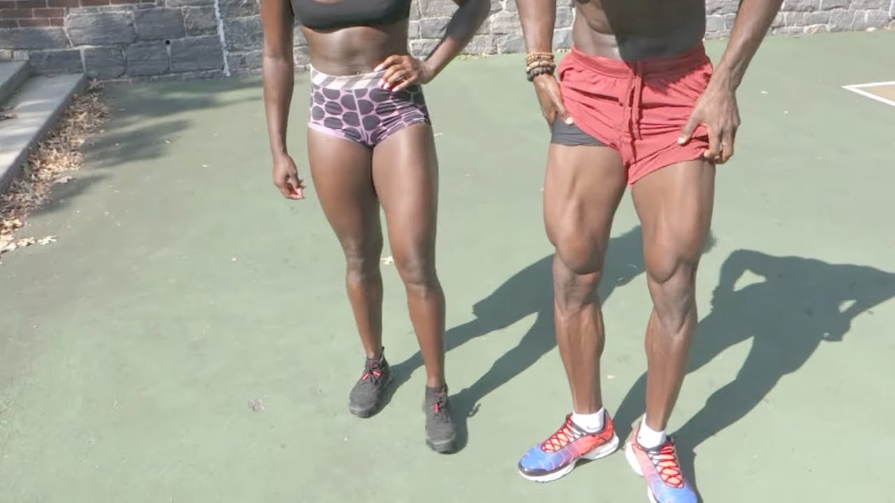 Calisthenics Leg Workout - No Equipment - Scott Burnhard & Young Queen | Thats Good Money