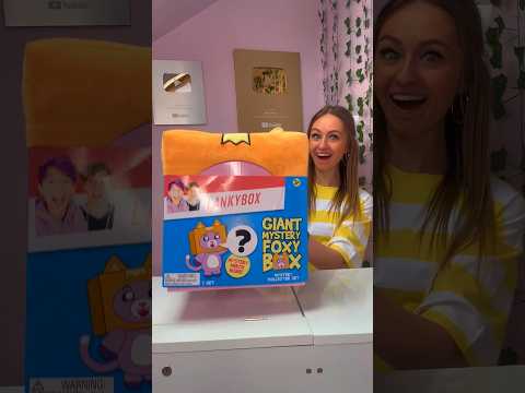 [ASMR] OPENING THE *WORLD'S BIGGEST* MYSTERY LANKY FOXY BOX!!🫢🎁✨⁉️ (15+ SURPRISES!!😱) #Shorts