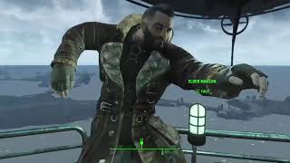 Pushing Elder Maxson Off The Prydwen In Fallout 4