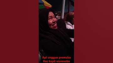 Api unggun pramuka siaga kecamatan kepil wonosobo