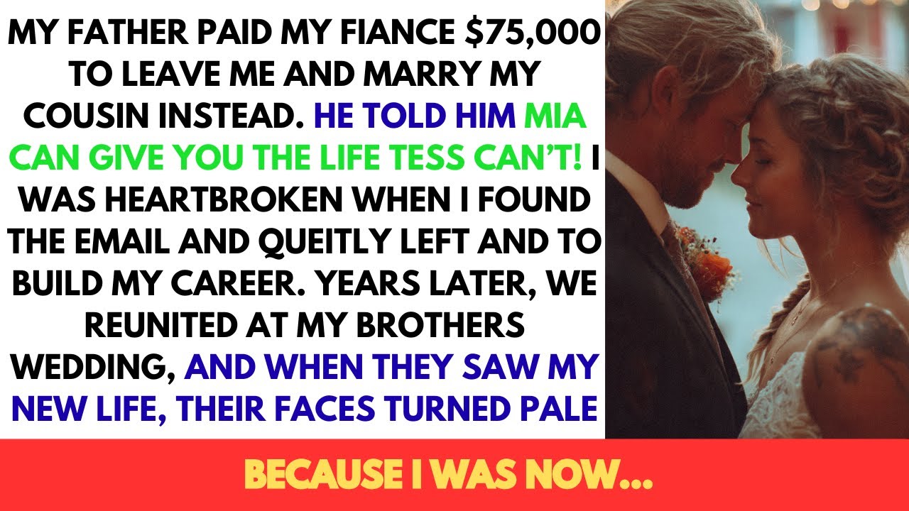 Dad Paid My Fiancé to Marry Cousin, Years Later at Brother's Wedding, They Were Shocked by My Life