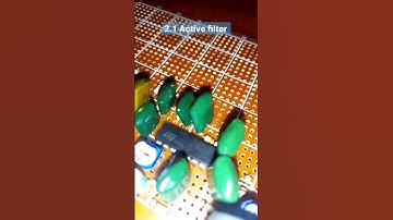 High performance 2.1 active filter