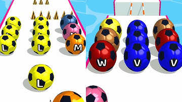 AZ Run - 2048 ABC Runner ! Ball Run Game Levels (41-45) Android Gameplay