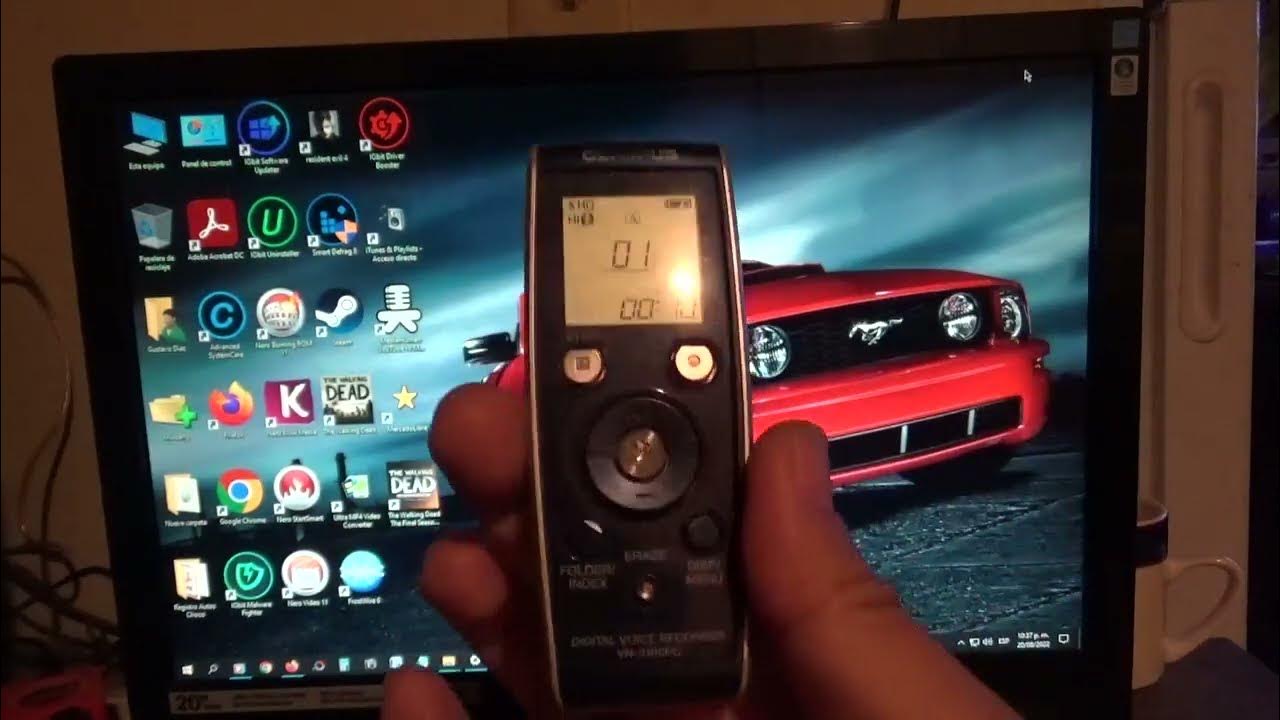 Grabadora De voz Digital Olympus VN3100PC Transferencia de Archivos