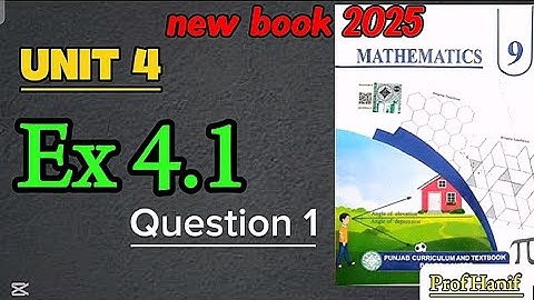 9Th Class Math New Book 2025 Exercise 4.1 question1PCTB ||Factorization and Algebraic||Manipulation