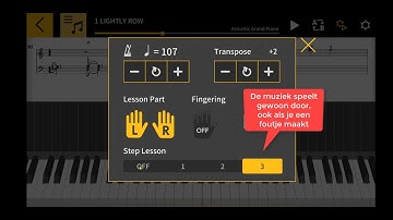 Uitleg Casio Chordana Play - Lesson Mode
