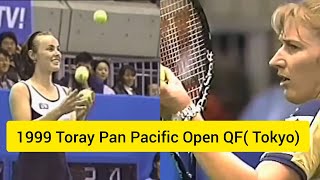 1999 Toray Pan Pacific Open Qf Tokyo -Martina Hingis Vs Steffi Graf