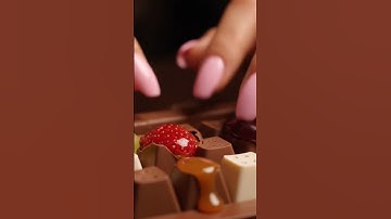typing on chocolate keyboard