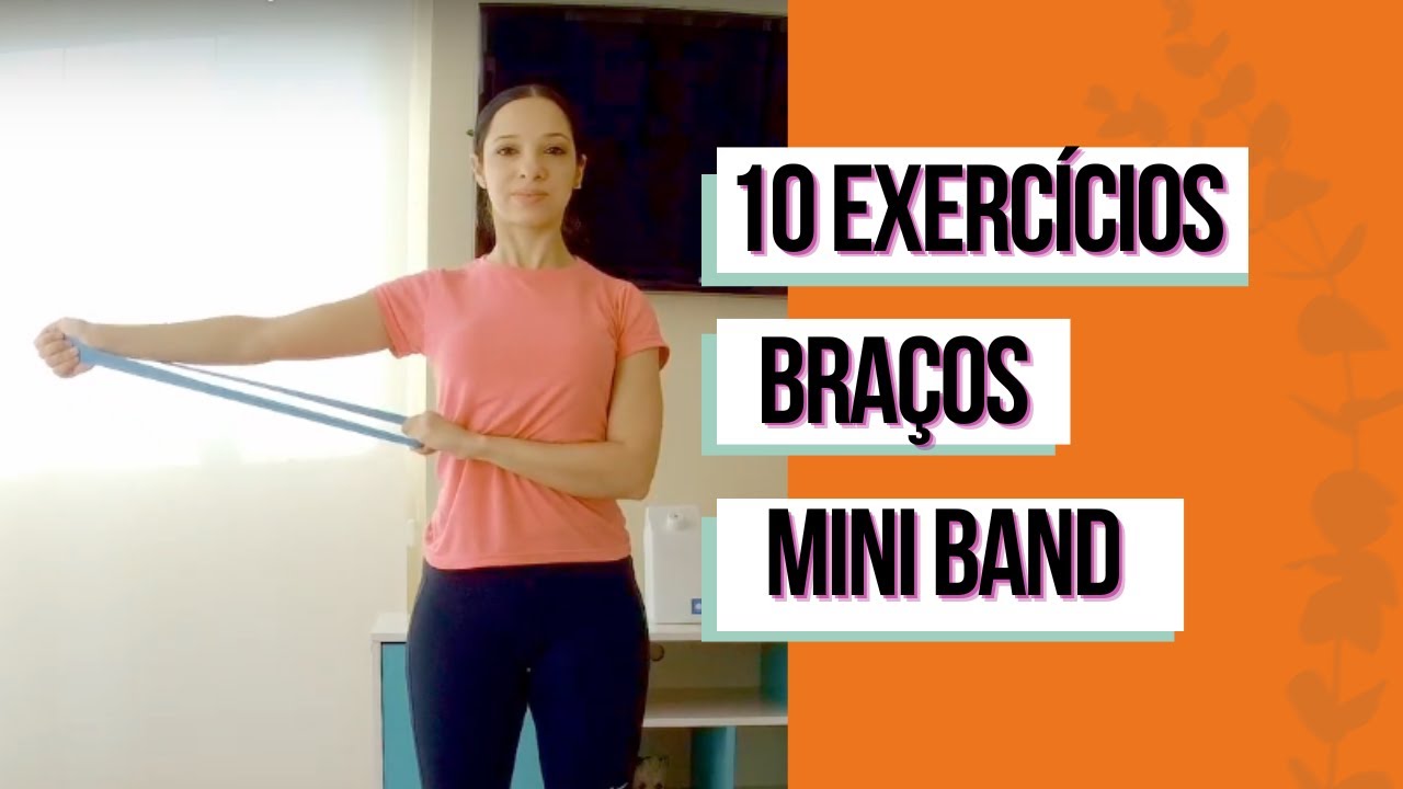 10 Exercícios para Braços | Mini Band | Exercícios para fazer em casa