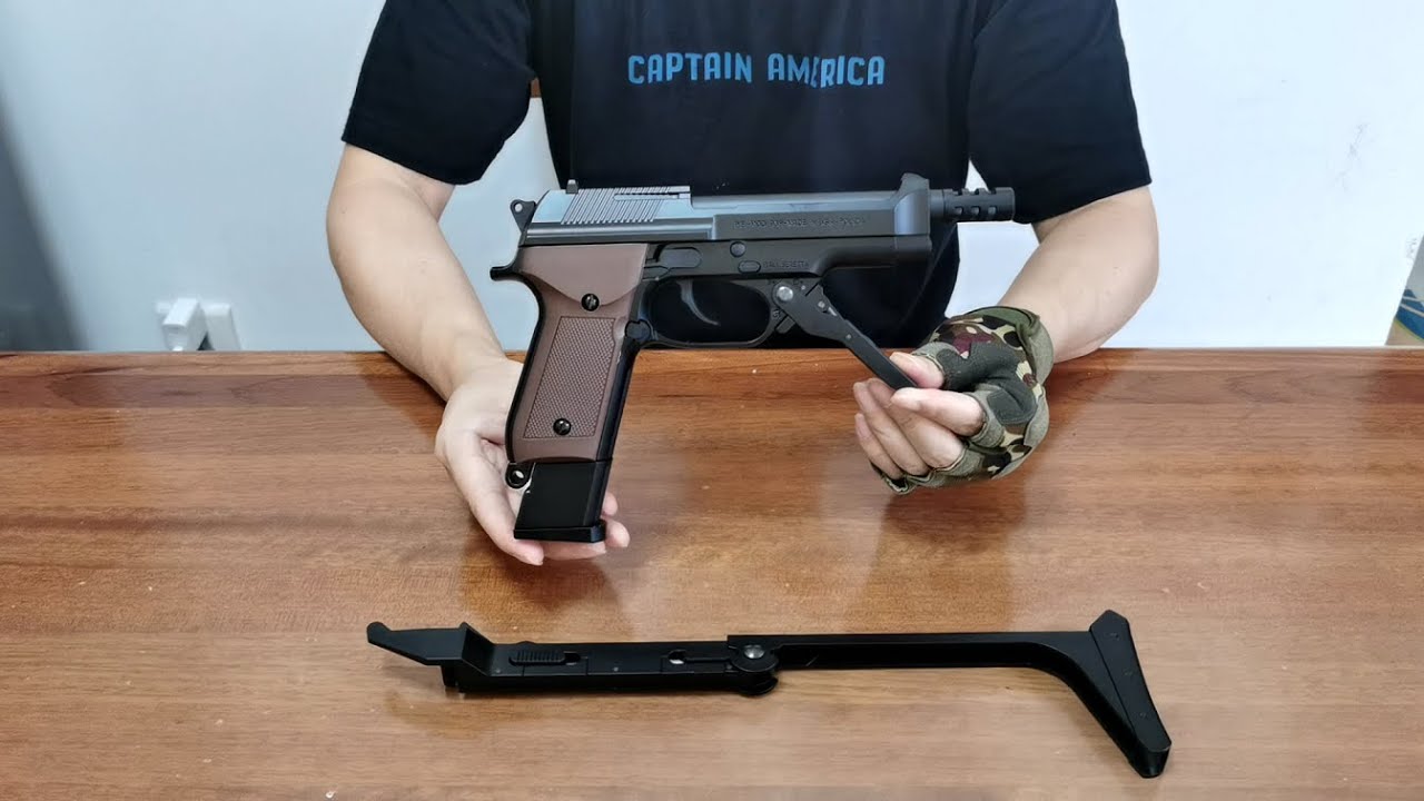 Beretta 93R Soft Bullet Toy Gun Unboxing 2023 - Gel Ball Blaster - YouTube