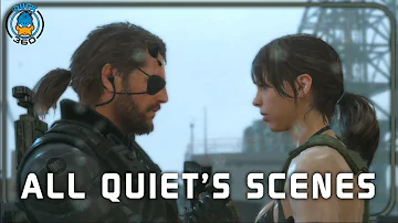 Metal Gear Solid V The Phantom Pain: All Quiet's Scenes + Ending(PS4/1080p)