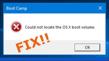 Bootcamp "Could Not Locate The OS X Boot Volume" [Windows to Mac OS SOLVED]