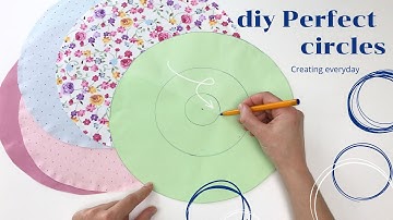 Drawing Circles Like a Pro of ANY SIZE | Sewing Tips | How to draw a circle