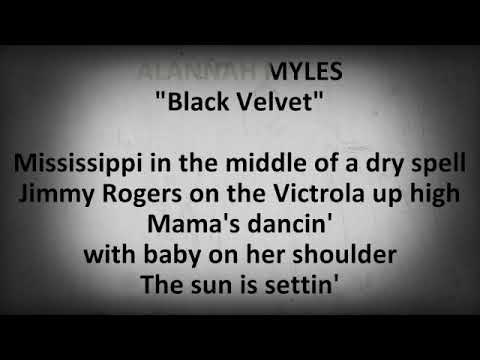 ⁣**BLACK VELVET**"ALANNAH MYLES"(with lyrics)