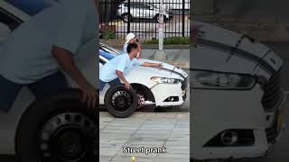 Street prank 🤣#amazing #funny #fyp #prank #reaction