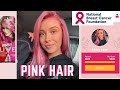 BLONDE Hair to PINK (Schwarzkopf Live Colour) NBCF Fundraiser