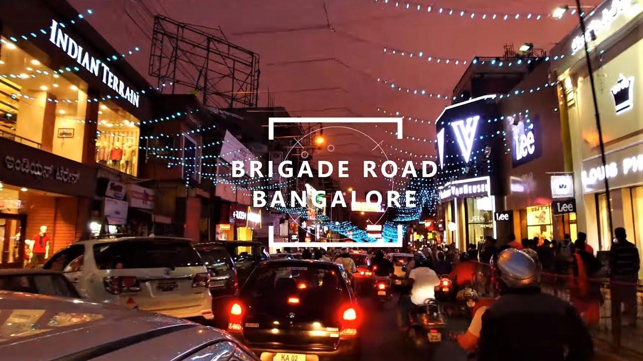 Brigade Road Bangalore Night Life Shop, Eat, Drink, Relax and Enjoy!! YouTube