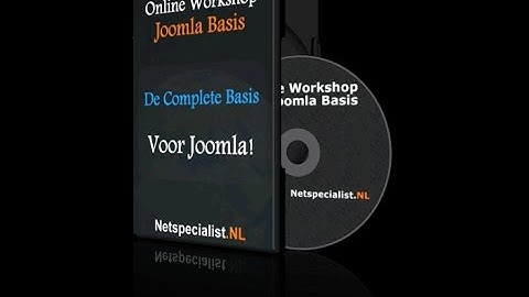 Cursus Joomla Website maken Nederlands