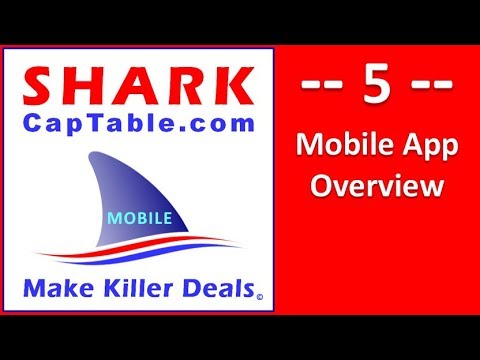 5_SharkCapTable MOBILE -- Login and Access PITCH Tab