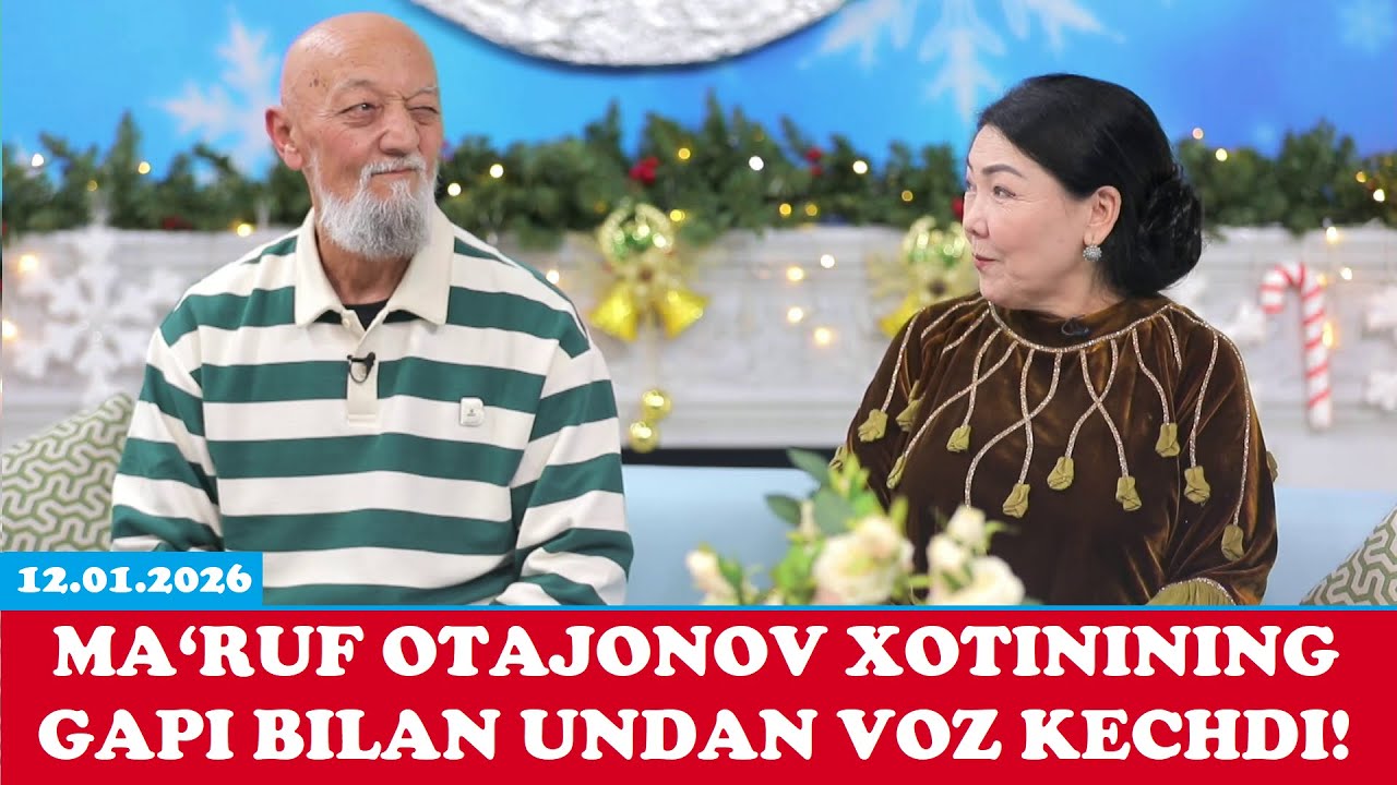 Маъруф Отажонов хотинининг гапи билан ундан воз кечди!