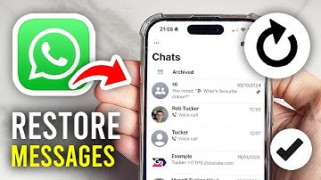 How To Restore WhatsApp Messages On iPhone - Full Guide