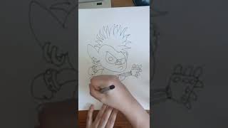 TIFFANY'S INKTOBER: Day 3: Barb (Trolls) #shorts