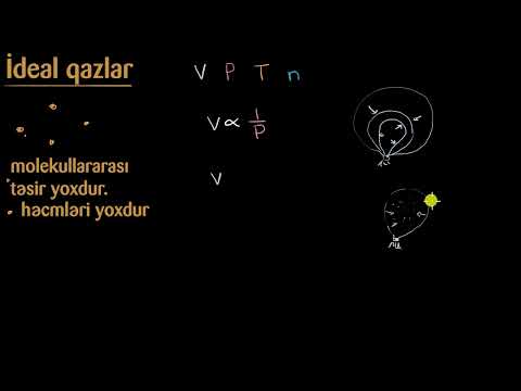 Video: İdeal qaz üçün hansı dəyişənlər tərs mütənasibdir?