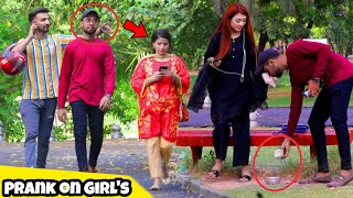 Funny Reaction prank on Girls | Part 4 | BY AJ-AHSAN |