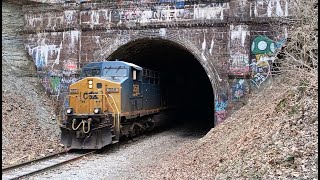 CSX local L453 on the Indiana Subdivision Seymour to Tunnelton Indiana