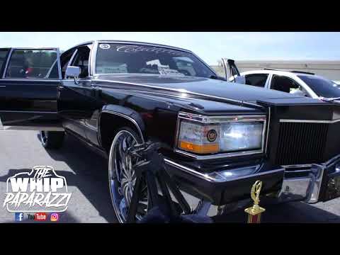 91 Caddy on 28" Starr Wheels at Power Fest Car Show