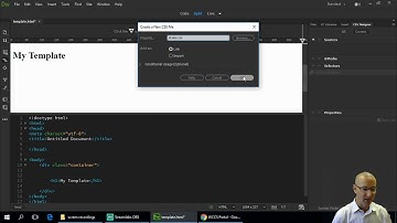 Adding a content container to our template in Dreamweaver