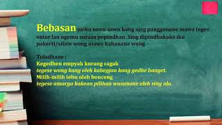 Kelas VI Tema 3 Subtema 2 Pb 3 Unen unen Paribasan, Bebasan, Seloka Kelas VI Tema 3 Subtema 2 Pb 3 Unen unen Paribasan, Bebasan, Seloka