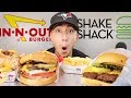 IN-N-OUT vs Shake Shack (Mukbang)