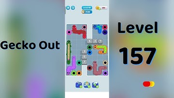 🎮 Gecko Out Level 157 Walkthrough | Go Answer 🦎