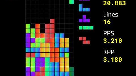 31.65s Tetris Sprint (40 Lines, Jstris)