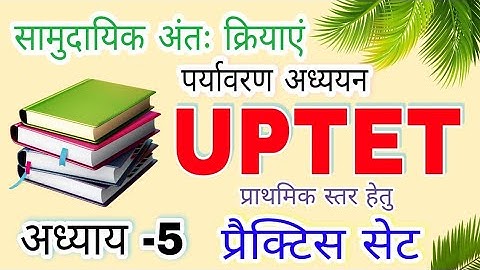 यूपीटेट पर्यावरण अध्ययन लाइव क्लास// Environment Live Class