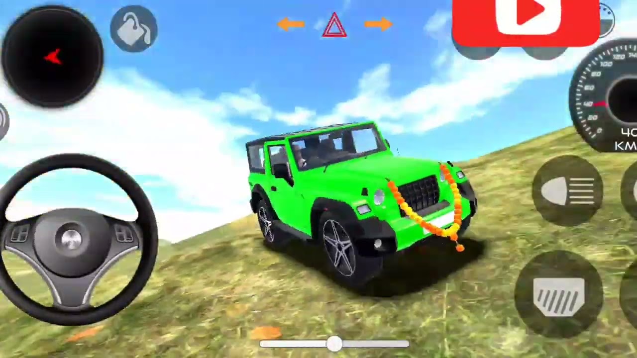 dolar sang sidhu Mose wala video village  thar simulator 3d infrared gemple 😎