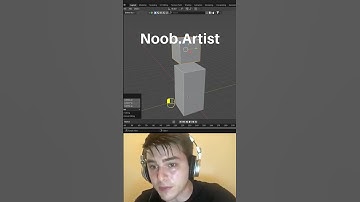 Noob vs Pro artist: align object #blendertutorial #blender #blendercommunity #blender3d #b3d