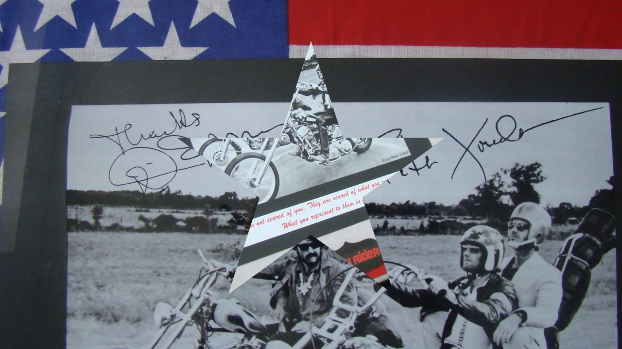 Easy Rider : Flag Frame - YouTube