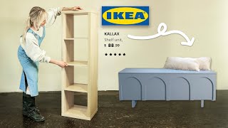 I'm back with another IKEA hack | DIY Kallax storage bench