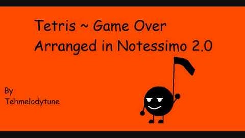 AMIGAMusic ~ TETRIS ~ Game Over ~ Arranged by Tehmelodytune