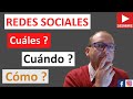 Redes Sociales: Cuáles usar? ✅ Cómo usarlas, Cuando usarlas? La red social como estrategia