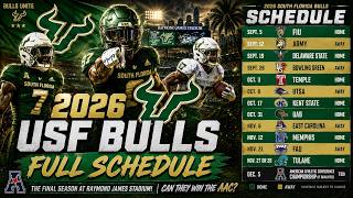 2026 South Florida Bulls Football Schedule | Full USF Bulls Schedule