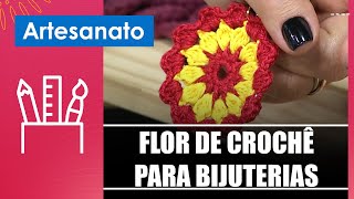 Aprenda a fazer uma flor de crochê para bijuterias com a artesã crocheteira Maura Destro – 23/04/24