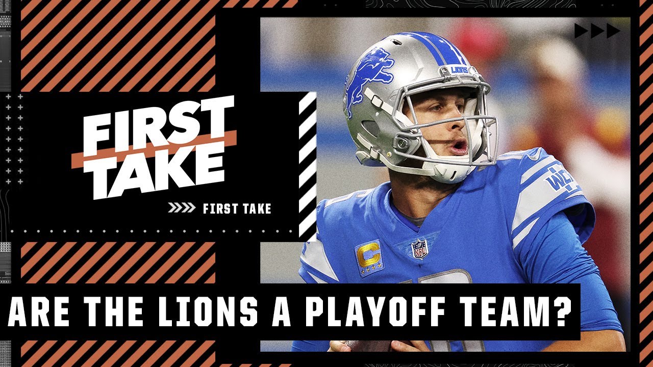 Are the Detroit Lions a playoff team? First Take YouTube