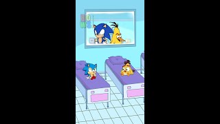 Baby sonic Vs Baby Chuck-Bowser12345 #sonic #angrybirds #shorts