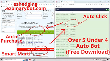 Auto Click Hedging Bot Over 5 VS Under 4 Free Download