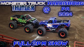 Monster Truck Thunder @ Harrisburg PA 2024 - Full 2PM Show