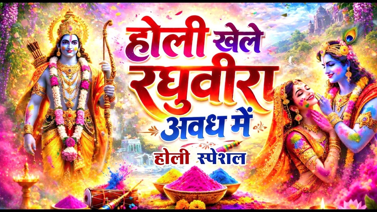 Holi Khele Raghuvira Avadh Mein  - Holi Song 2026 - Radha Krishna Holi Song - Holi Bhajan - होली गीत
